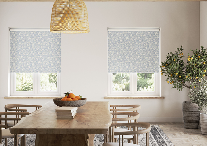 Hollies, Sky Blue - Roller Blind - Image 3